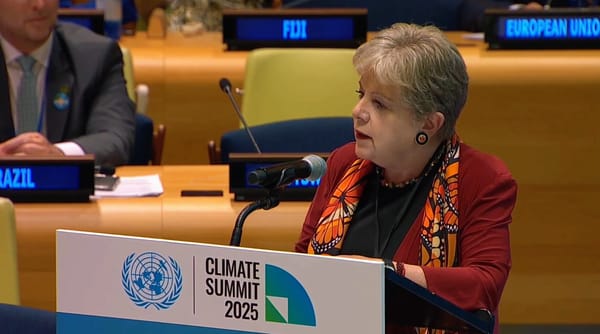 México presenta estrategia de transición verde y justicia climática ante la ONU