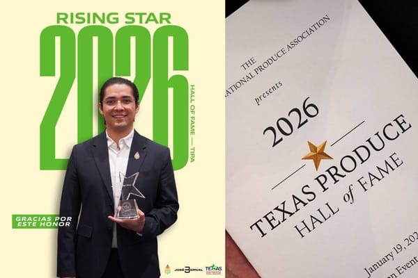 Empresario José Bernal es reconocido en el Texas Produce Hall of Fame 2026